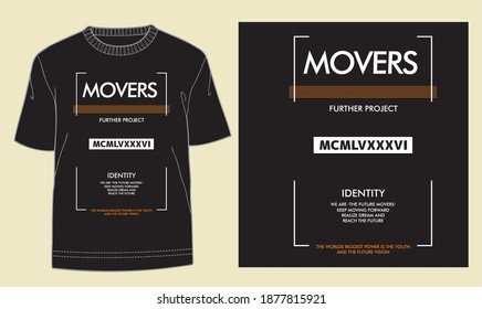 typography vector design for t shirt concept