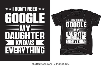 Typography vector father's quote t-shirt design.dad t shirt vector. vector ready for print, Best for t-shirt, sticker, poster or frame, mug, Pillow, phone and laptop cases.