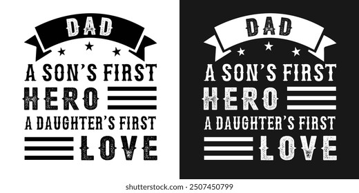 Typography vector father's quote t-shirt design dad quotes dad t-shirt design