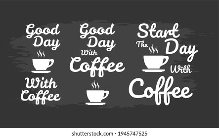 Typography vector graphic of coffee typography, coffee template, perfect for coffee shop, company,warehouse, shop templates, cafe typography, etc