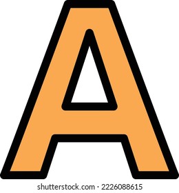 Typography Vector Icon which is suitable for commercial work and easily modify or edit it
