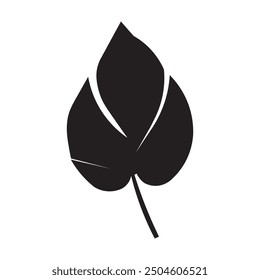 Ilustración vectorial de tipografía en negro