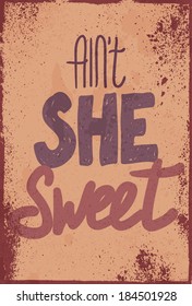 Typography vector illustration with grunge effects. Can be used as a poster or postcard.