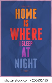 Typography vector illustration with grunge effects. Can be used as a poster or postcard.