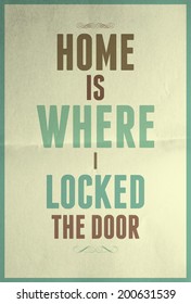 Typography vector illustration with grunge effects. Can be used as a poster or postcard.