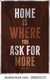 Typography vector illustration with grunge effects. Can be used as a poster or postcard.