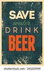 Typography vector illustration with grunge effects. Can be used as a poster or postcard.