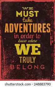 Typography vector illustration with grunge effects. Can be used as a poster or postcard.