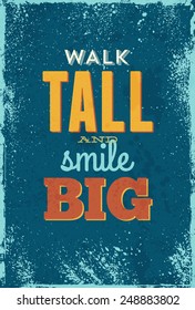 Typography vector illustration with grunge effects. Can be used as a poster or postcard.