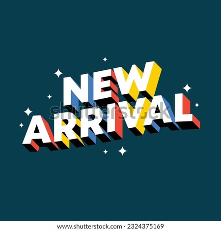 Typography Vector New Arrival Groovy Vintage Retro Style