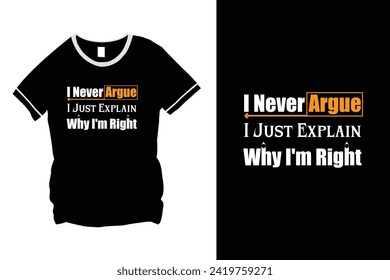 Typography Vector Quote T-Shirt Design