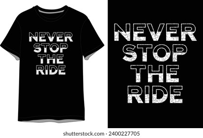 Diseño de camiseta vectorial de tipografía
