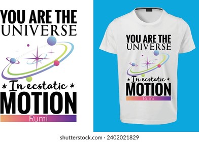 Diseño de camiseta vectorial de tipografía 