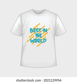Typography and Vector T-shirt Design Graphic
