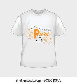 Typografie und Design-Layout des Vektorgrafik-T-Shirts
