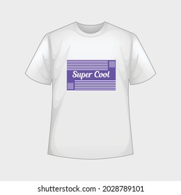 Typography and vector T-shirt design template