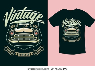 TYPOGRAPHY VINTAGE T SHIRT DESIGN