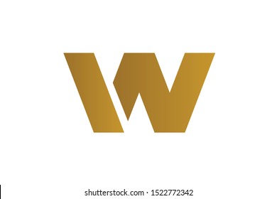 Typography W Letter N letter Combine Vector Logo Emblem Monogram
