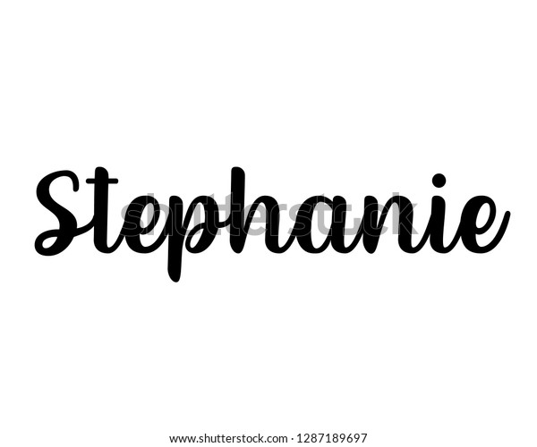 Typography Word Art Person Name Design Stock Vector (Royalty Free ...