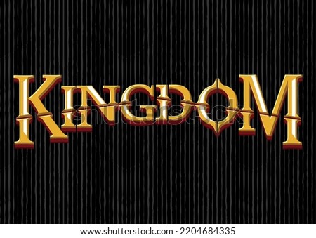 Typography Word Play written in Medieval Fantasy style with Shiny Surface in vector, suitable for Print Poster and Book Cover