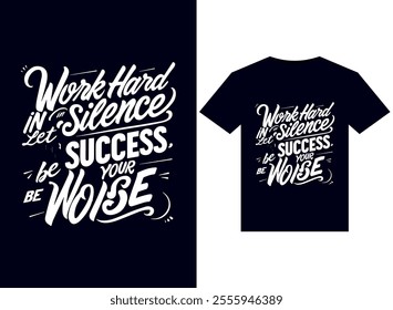 Typrography t shirt design illustration