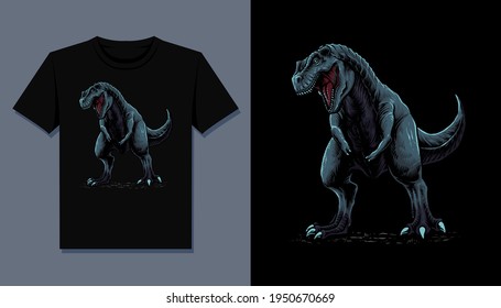 tyrannosaur rex t shirt design