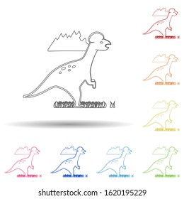Tyrannosaurus cartoon icon. Element of jurassic period icon for mobile concept and web apps. Color cartoon tyrannosaurus icon can be used for web and mobile