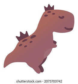 Tyrannosaurus cartoon illustration dor children