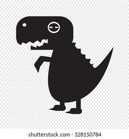 Tyrannosaurus dinosaur icon