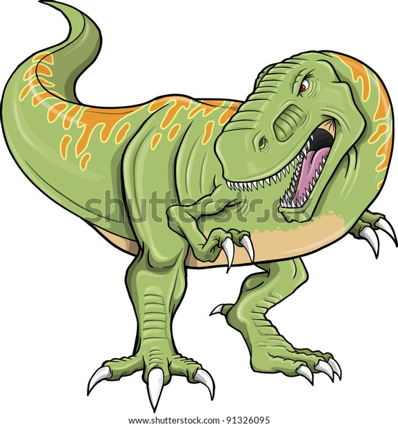 ティラノサウルス恐竜t Rexベクターイラストアート のベクター画像素材 ロイヤリティフリー