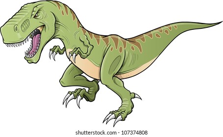 Tyrannosaurus Dinosaur Vector Illustration