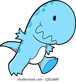 Tyrannosaurus Dinosaur Vector Illustration