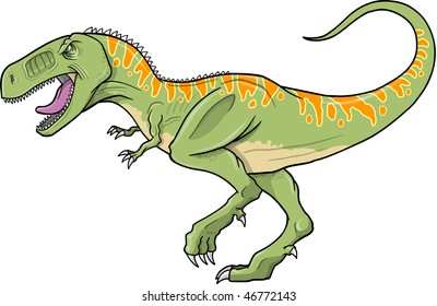 Tyrannosaurus Dinosaur Vector Illustration