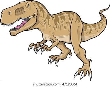 Tyrannosaurus Dinosaur Vector Illustration