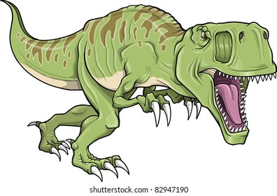 Tyrannosaurus Dinosaur Vector Illustration