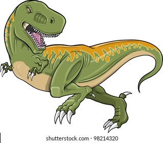 Tyrannosaurus Dinosaur Vector Illustration