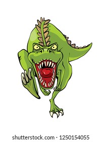 tyrannosaurus goes to meet