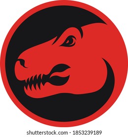 Tyrannosaurus Head with Mouth Shaped As A Scorpion
