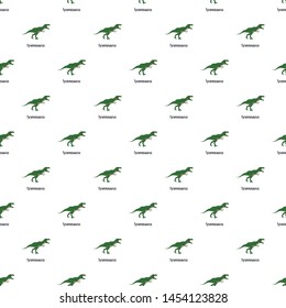 Tyrannosaurus pattern seamless vector repeat for any web design