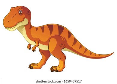 Tyrannosaurus Rex Cartoon  Dinosaurs Illustration