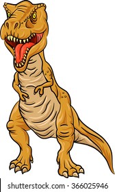 Tyrannosaurus Rex character isolated on white background