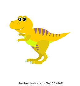 Tyrannosaurus Rex Dinosaur cartoon T-Rex vector