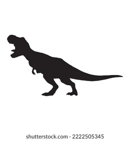 Tyrannosaurus Rex Dinosaur Illustration Silhouette