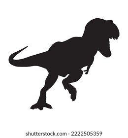 Tyrannosaurus Rex Dinosaur Illustration Silhouette