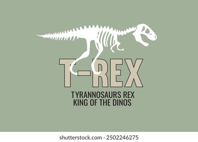 Logo de Tyrannosaurus rex con las palabras T - rex