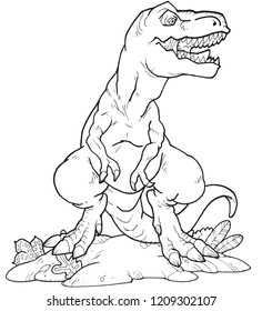 12,581 Line drawing dinosaur Images, Stock Photos & Vectors | Shutterstock