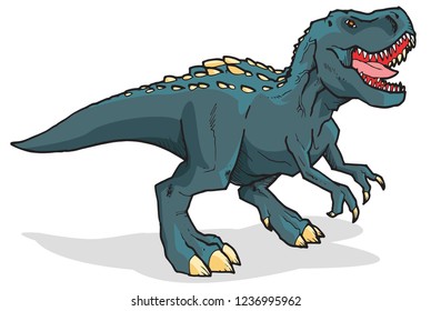 Tyrannosaurus Rex Vector Illustration Full Color suitable for any graphic design related project