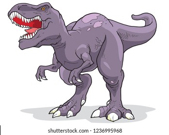 Tyrannosaurus Rex Vector Illustration Full Color suitable for any graphic design related project