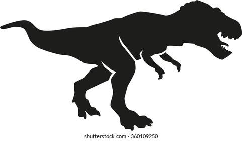 Tyrannosaurus silhouette