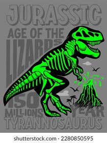 Tyrannosaurus, TRex, Jurassic, Dino, Dinosaur, Neon